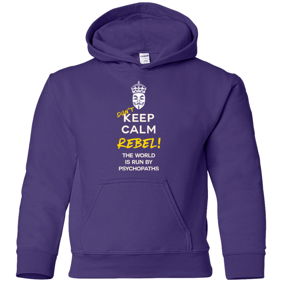 Sweatshirts Purple / YS Dont Keep Calm Youth Hoodie