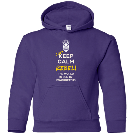 Sweatshirts Purple / YS Dont Keep Calm Youth Hoodie