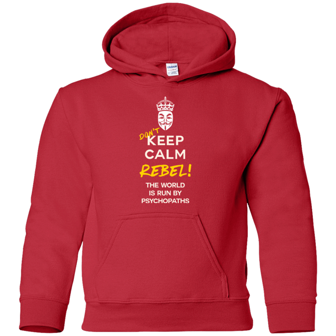 Sweatshirts Red / YS Dont Keep Calm Youth Hoodie