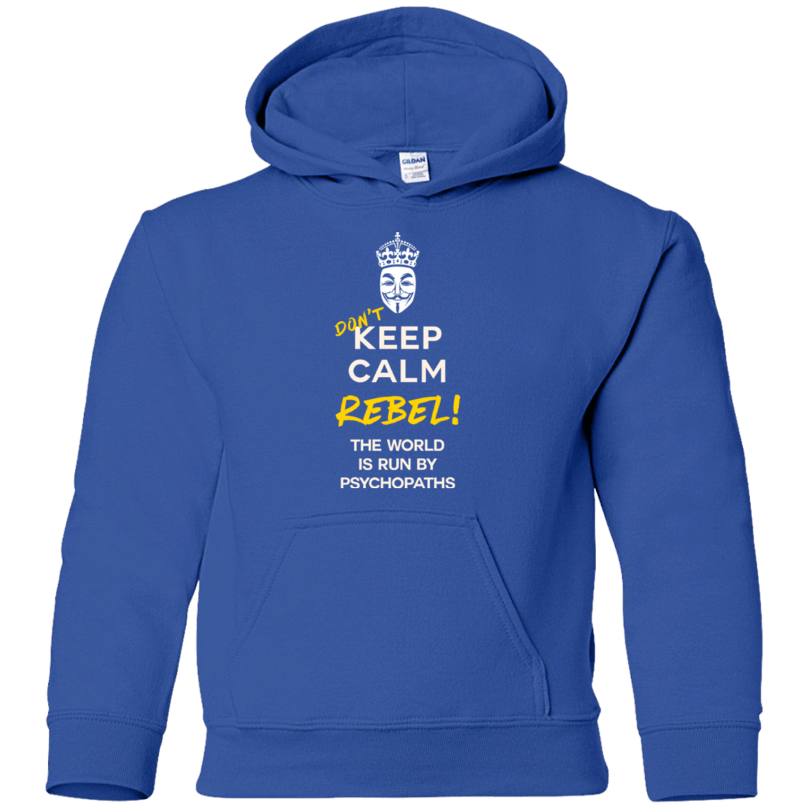 Sweatshirts Royal / YS Dont Keep Calm Youth Hoodie