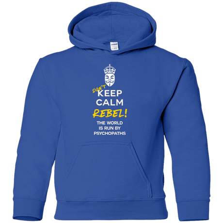 Sweatshirts Royal / YS Dont Keep Calm Youth Hoodie