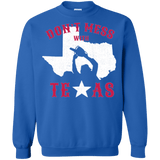 Sweatshirts Royal / Small Dont Mess With Texas Crewneck Sweatshirt