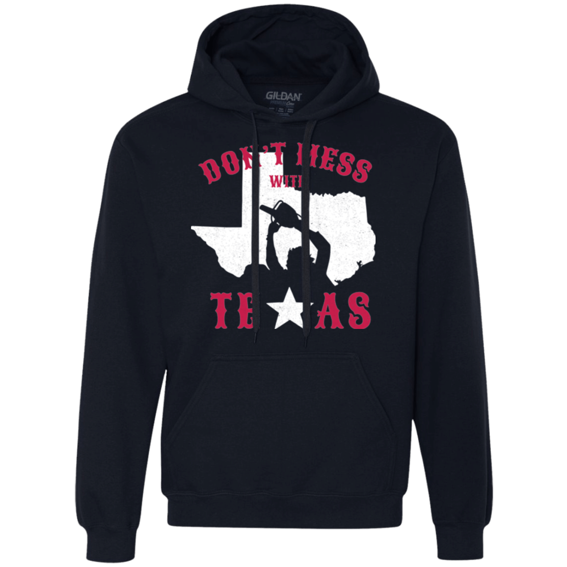 Sweatshirts Navy / Small Dont Mess With Texas Premium Fleece Hoodie