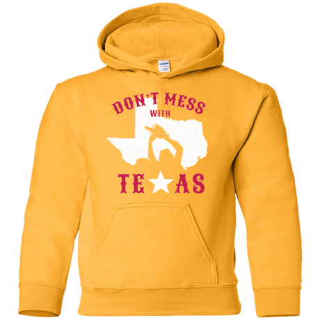 Sweatshirts Gold / YS Dont Mess With Texas Youth Hoodie