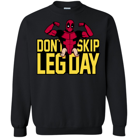 Sweatshirts Black / S Dont Skip Leg Day Crewneck Sweatshirt