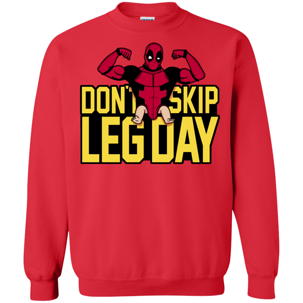 Sweatshirts Red / S Dont Skip Leg Day Crewneck Sweatshirt