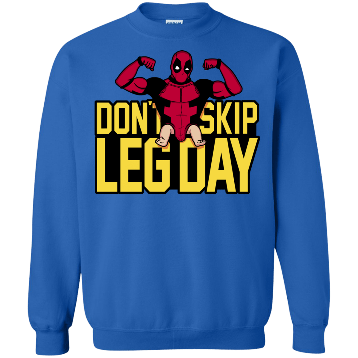 Sweatshirts Royal / S Dont Skip Leg Day Crewneck Sweatshirt