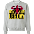 Sweatshirts Sport Grey / S Dont Skip Leg Day Crewneck Sweatshirt