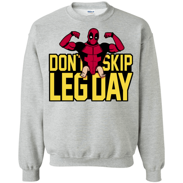 Sweatshirts Sport Grey / S Dont Skip Leg Day Crewneck Sweatshirt