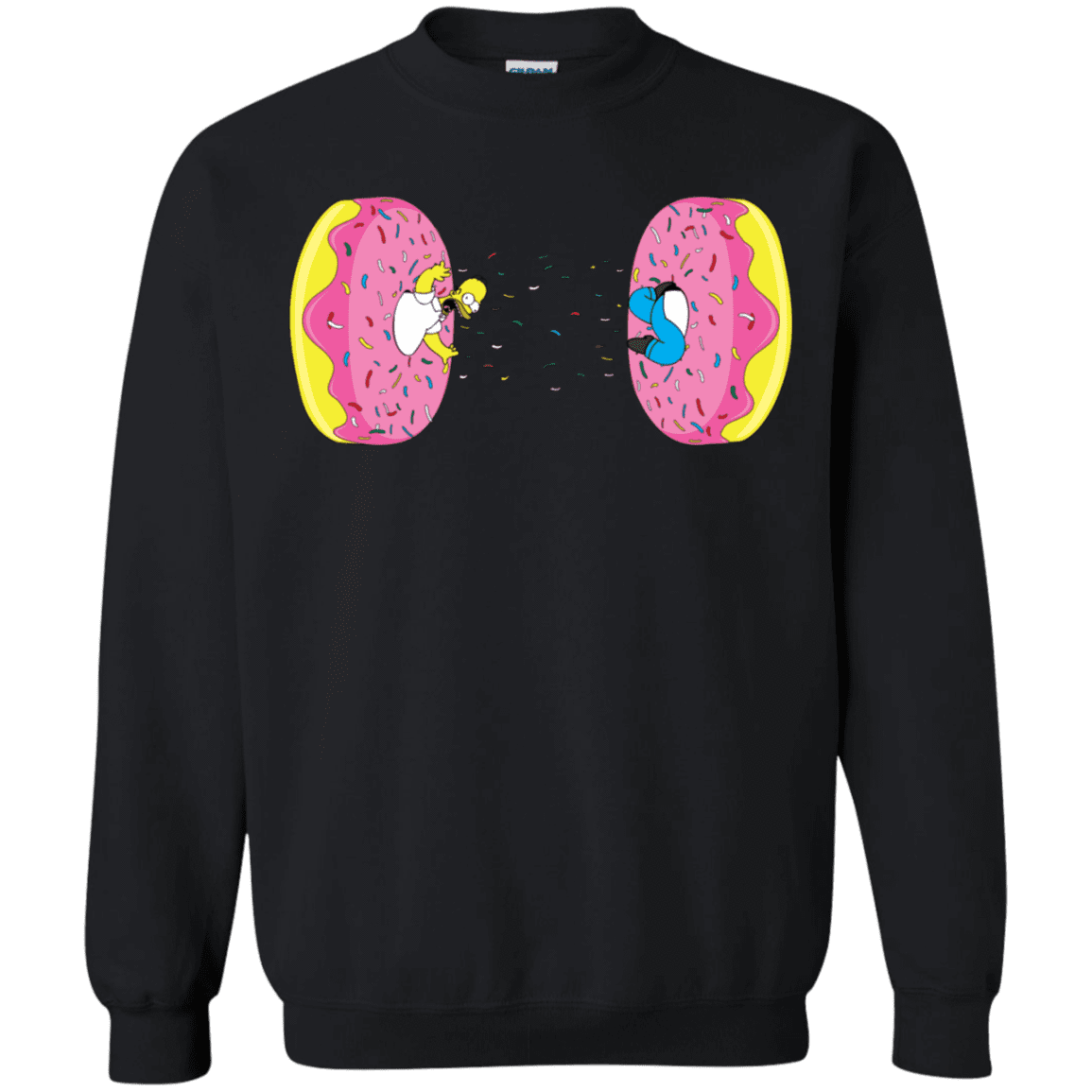 Sweatshirts Black / S Donut Portal Crewneck Sweatshirt