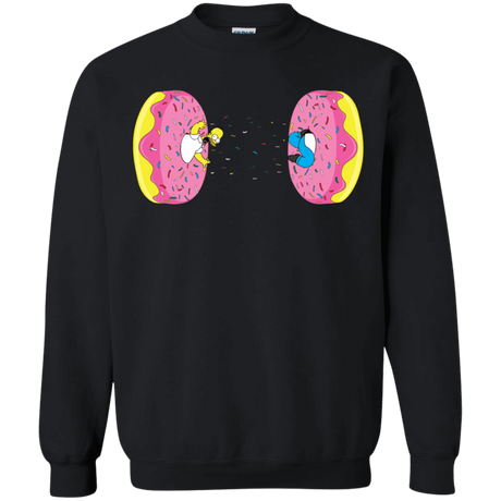 Sweatshirts Black / S Donut Portal Crewneck Sweatshirt