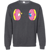 Sweatshirts Dark Heather / S Donut Portal Crewneck Sweatshirt