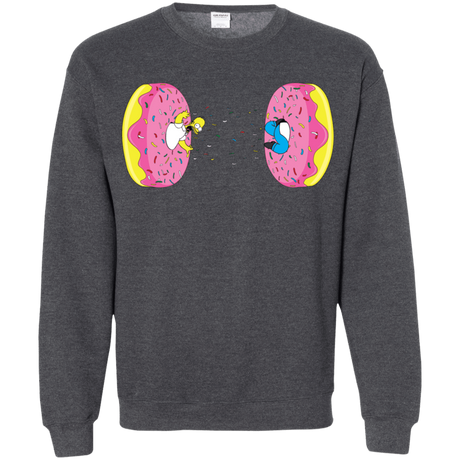 Sweatshirts Dark Heather / S Donut Portal Crewneck Sweatshirt