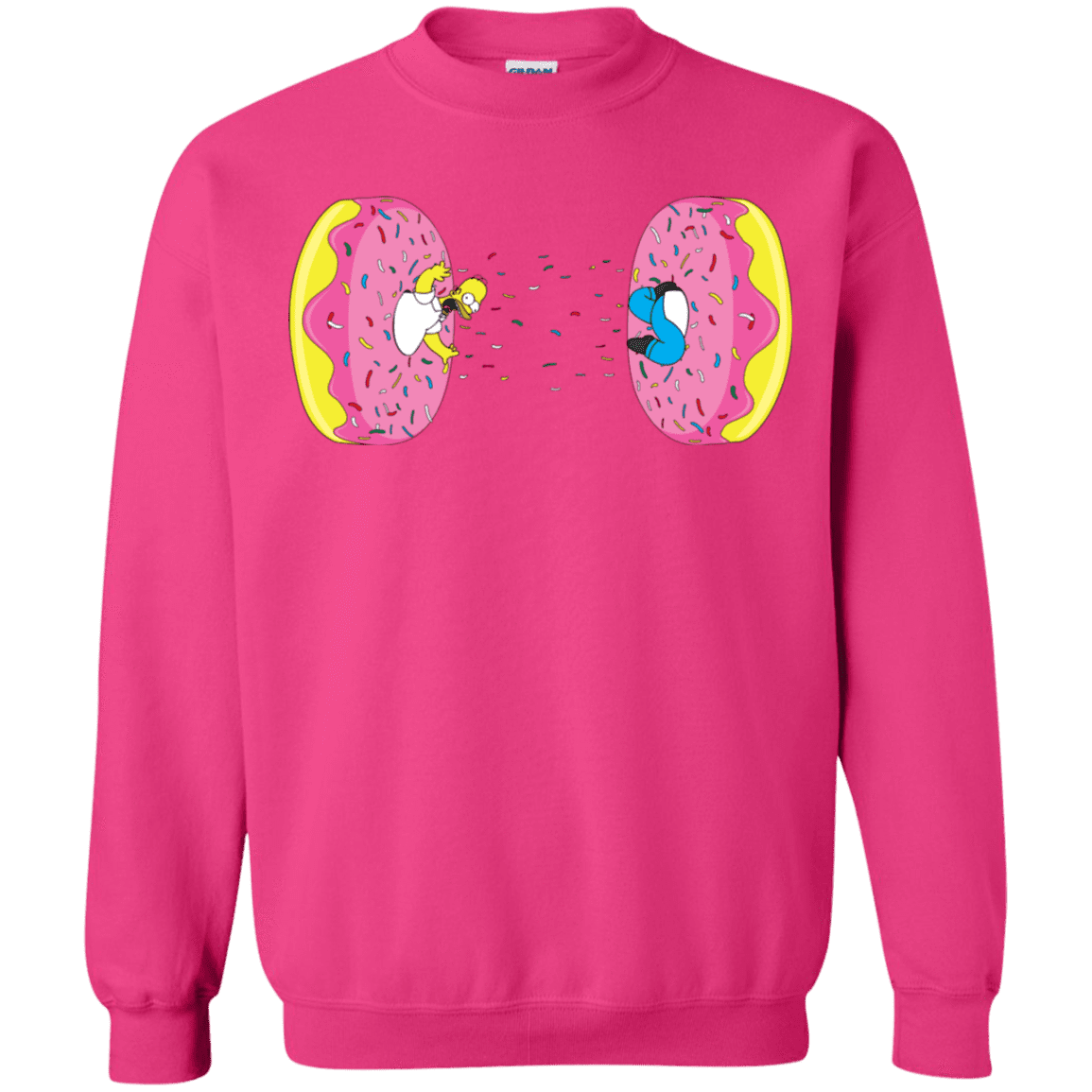 Sweatshirts Heliconia / S Donut Portal Crewneck Sweatshirt