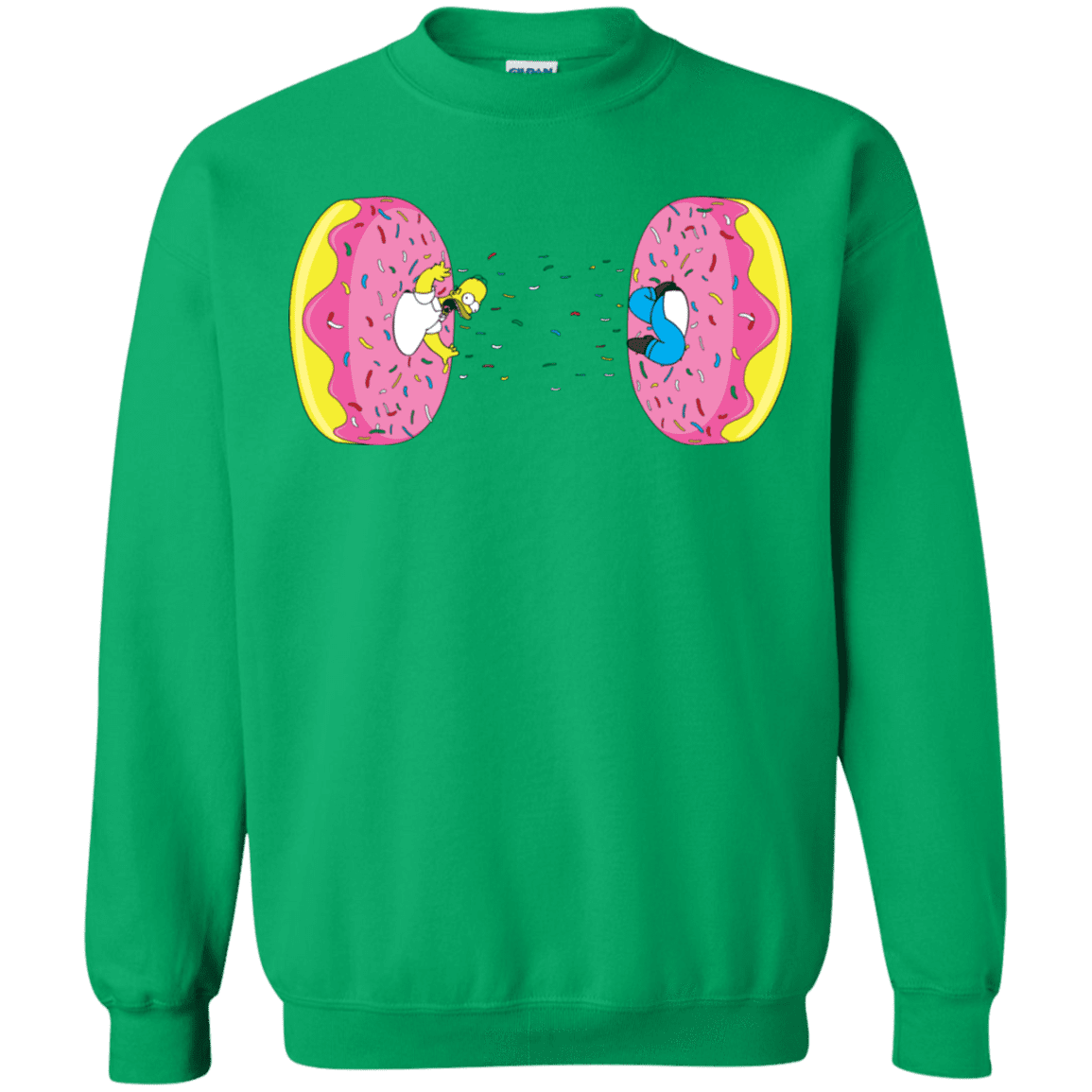 Sweatshirts Irish Green / S Donut Portal Crewneck Sweatshirt