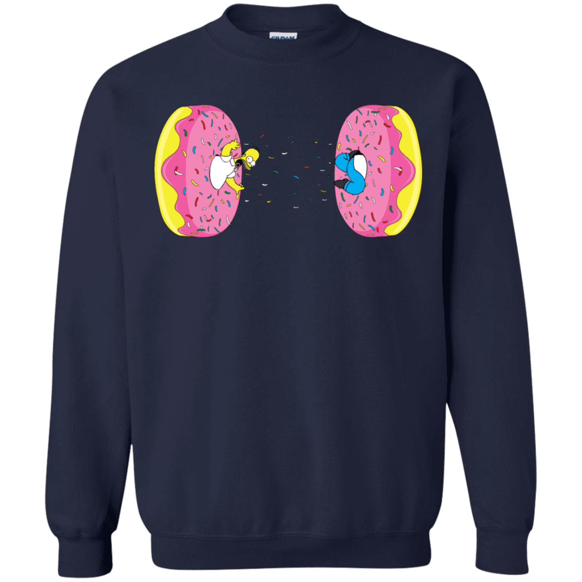 Sweatshirts Navy / S Donut Portal Crewneck Sweatshirt