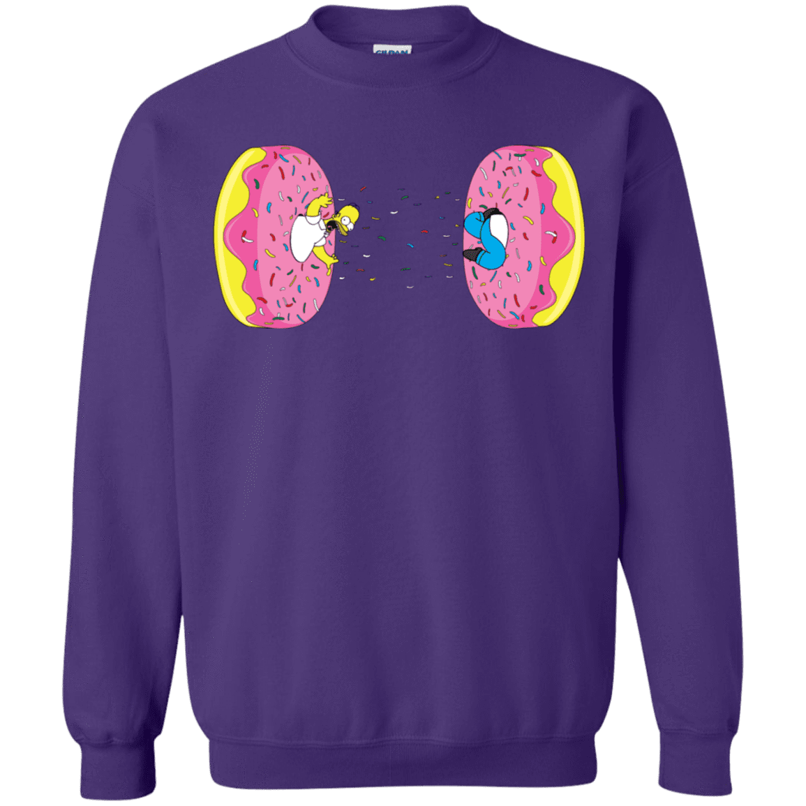 Sweatshirts Purple / S Donut Portal Crewneck Sweatshirt