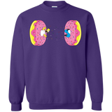 Sweatshirts Purple / S Donut Portal Crewneck Sweatshirt