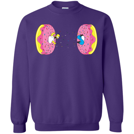 Sweatshirts Purple / S Donut Portal Crewneck Sweatshirt