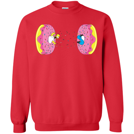 Sweatshirts Red / S Donut Portal Crewneck Sweatshirt