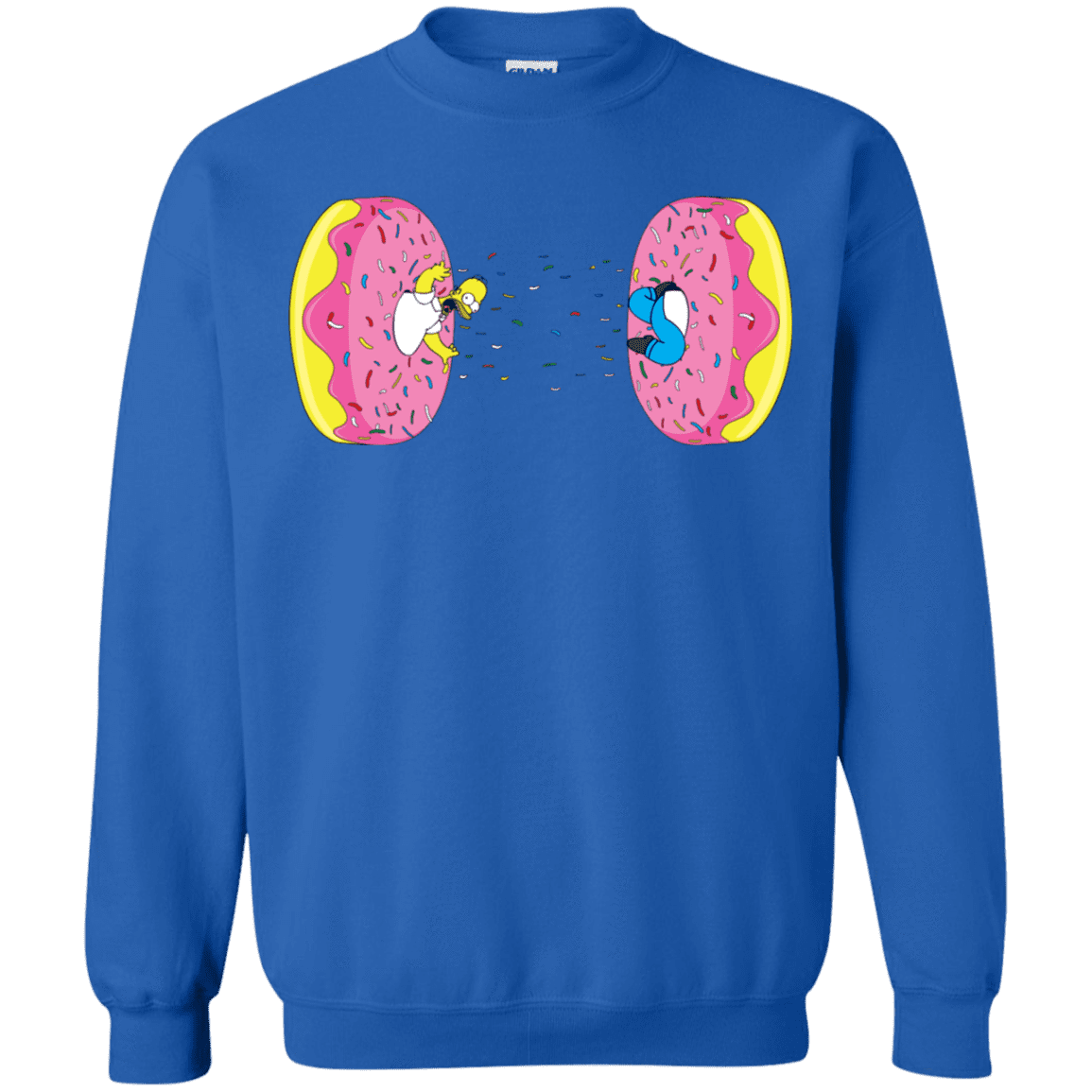 Sweatshirts Royal / S Donut Portal Crewneck Sweatshirt