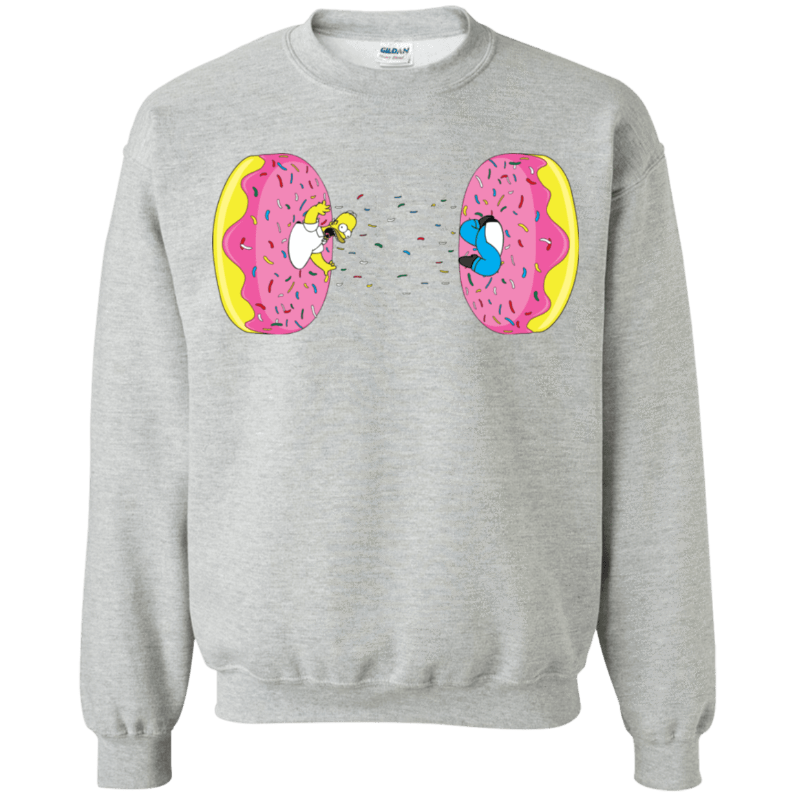 Sweatshirts Sport Grey / S Donut Portal Crewneck Sweatshirt