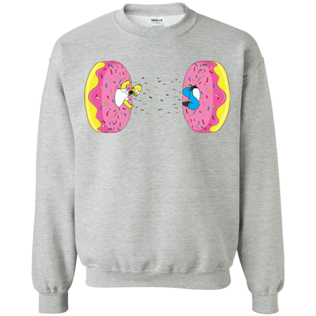 Sweatshirts Sport Grey / S Donut Portal Crewneck Sweatshirt