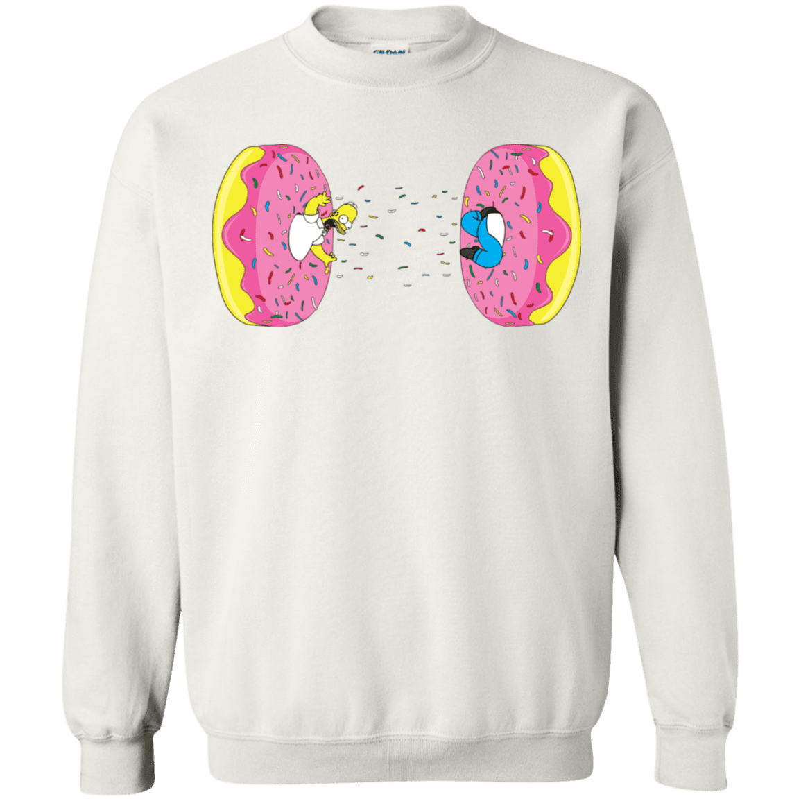 Sweatshirts White / S Donut Portal Crewneck Sweatshirt