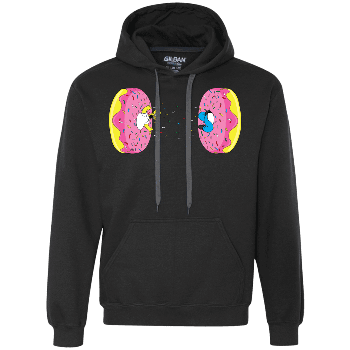 Sweatshirts Black / S Donut Portal Premium Fleece Hoodie