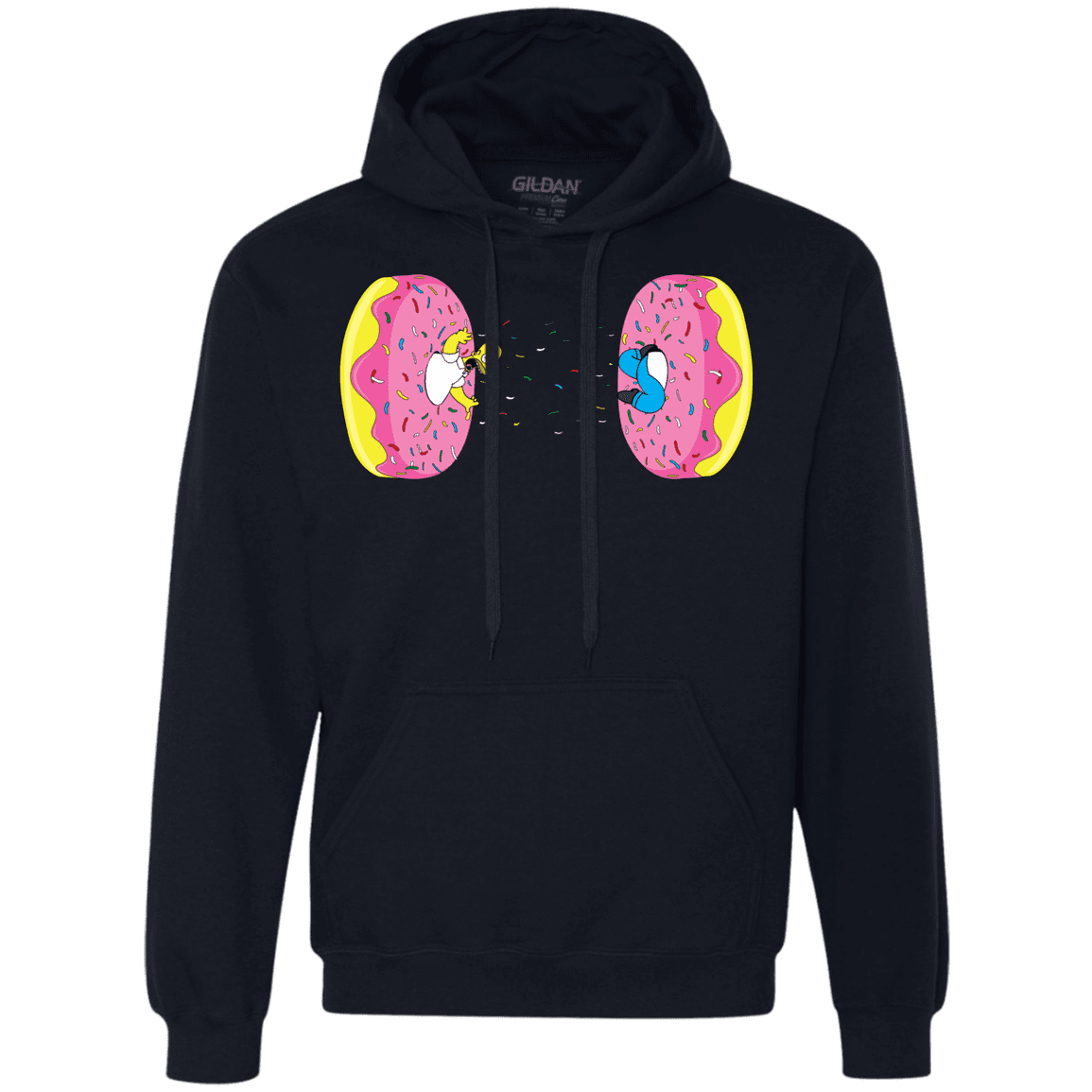 Sweatshirts Navy / S Donut Portal Premium Fleece Hoodie