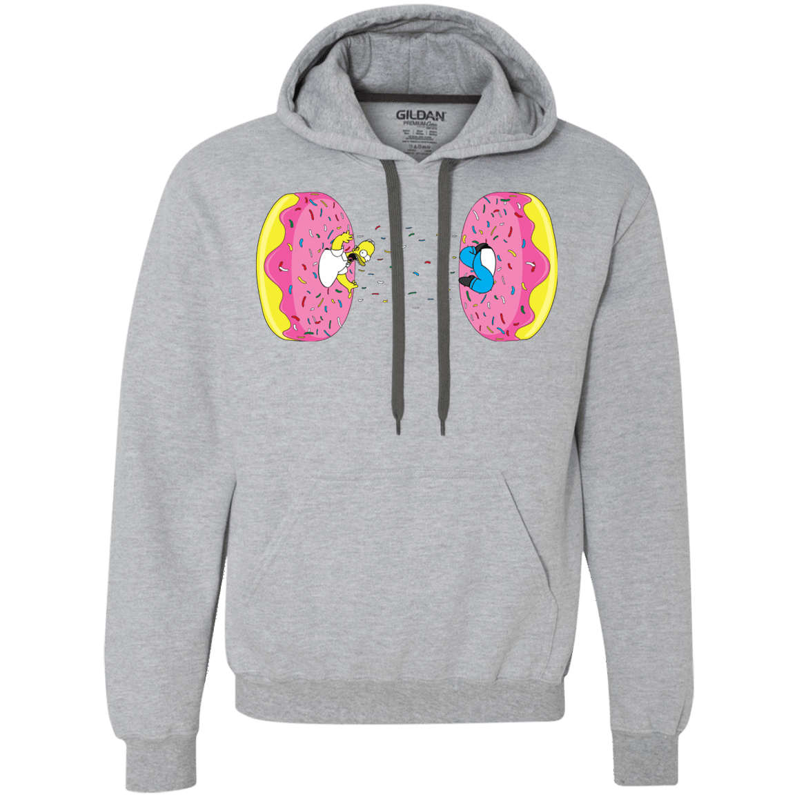 Sweatshirts Sport Grey / S Donut Portal Premium Fleece Hoodie