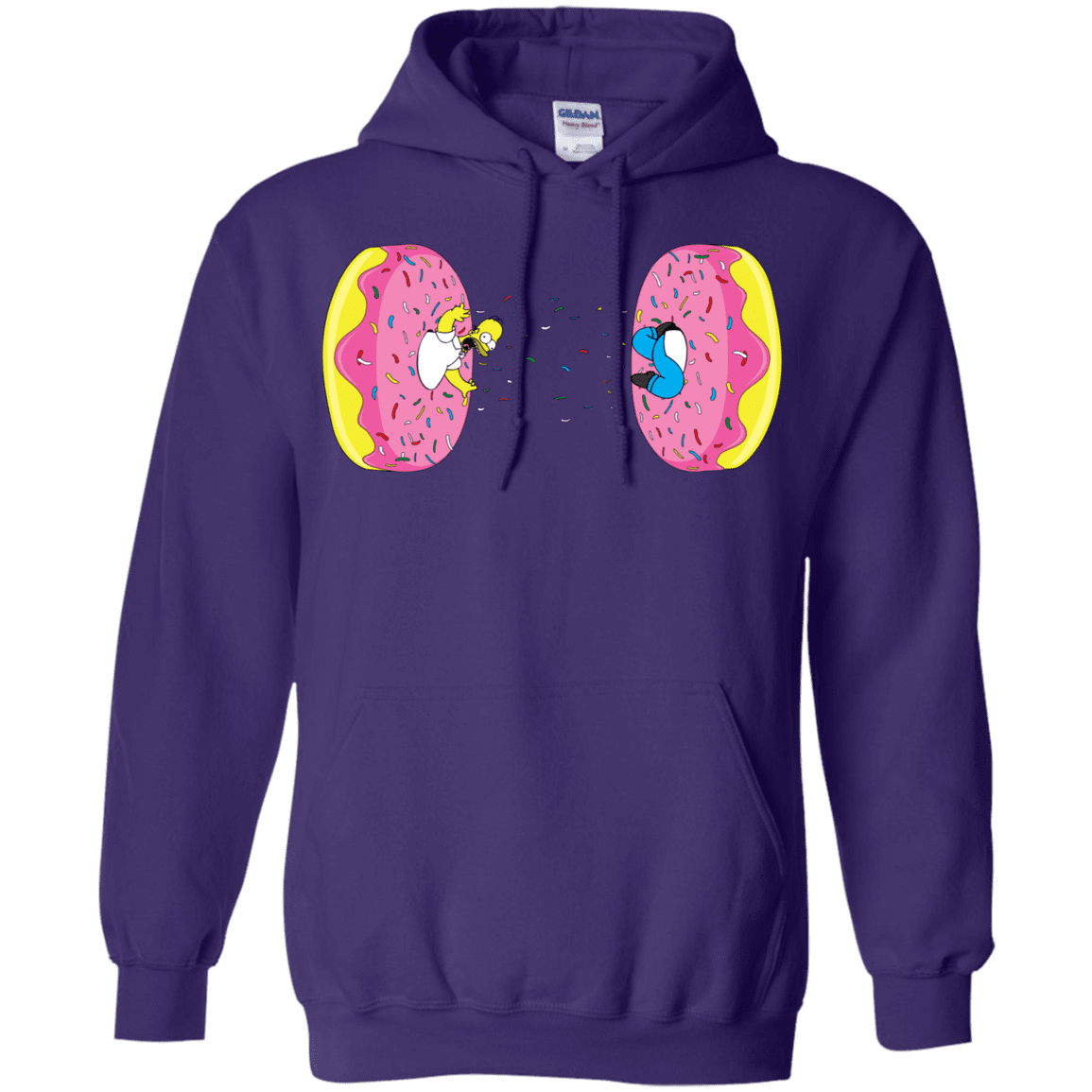 Sweatshirts Purple / S Donut Portal Pullover Hoodie