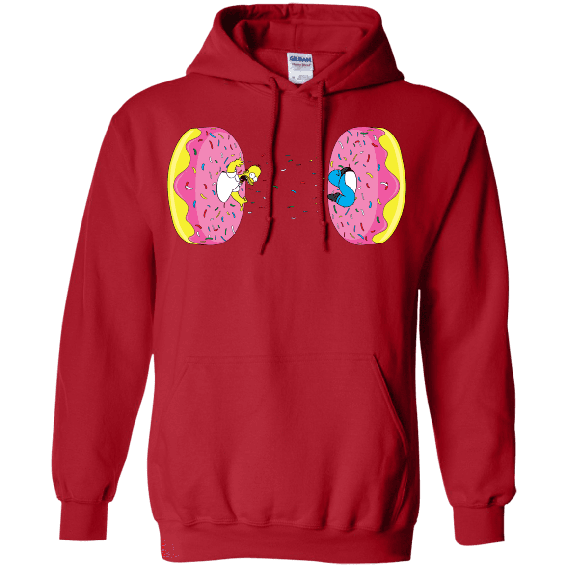 Sweatshirts Red / S Donut Portal Pullover Hoodie