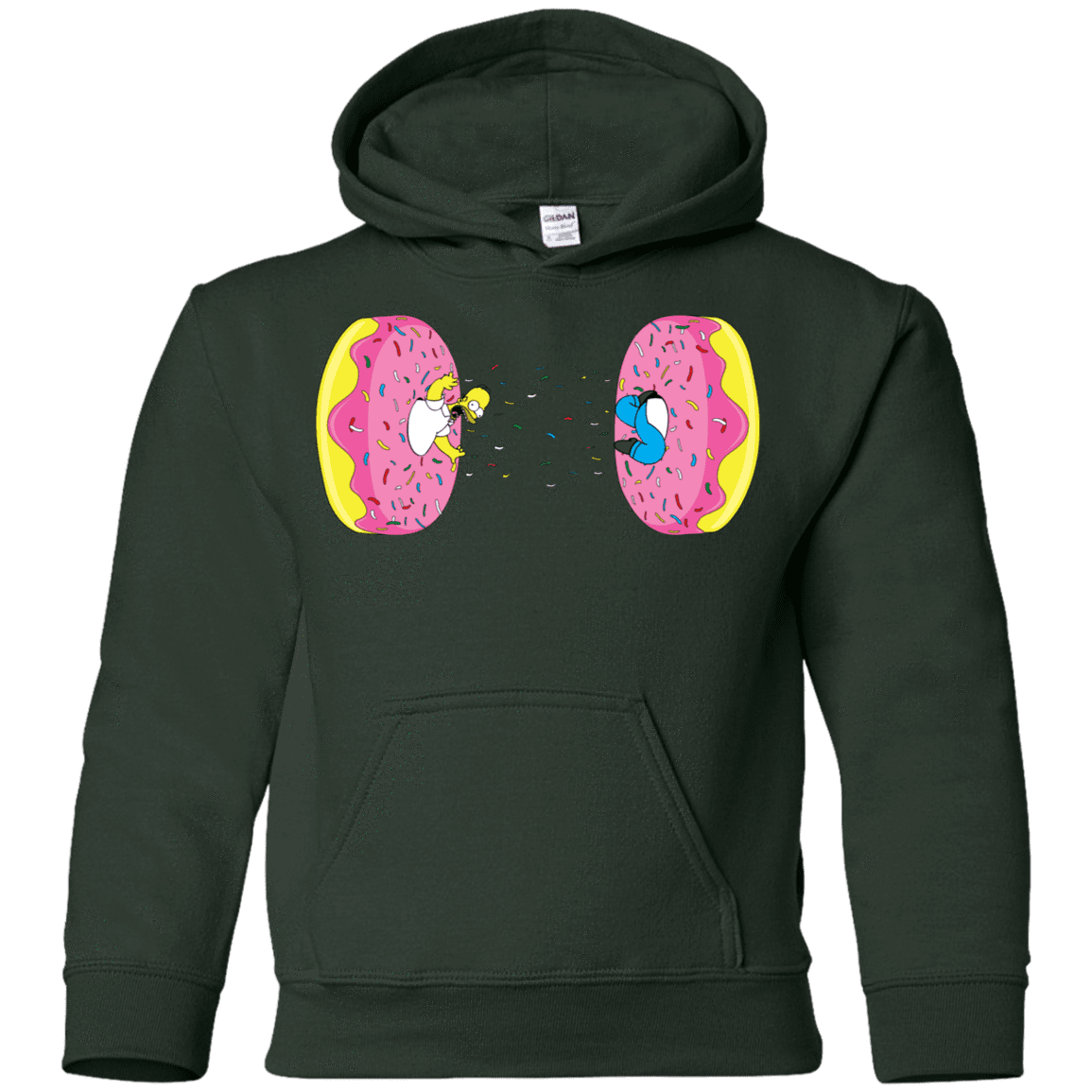 Sweatshirts Forest Green / YS Donut Portal Youth Hoodie