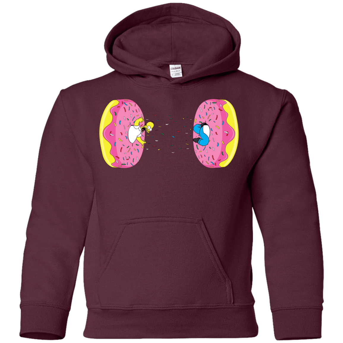 Sweatshirts Maroon / YS Donut Portal Youth Hoodie