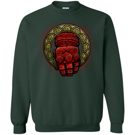 Sweatshirts Forest Green / Small Doom Hand of the King Crewneck Sweatshirt