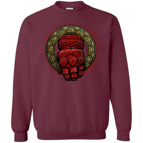 Sweatshirts Maroon / Small Doom Hand of the King Crewneck Sweatshirt