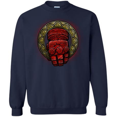 Sweatshirts Navy / Small Doom Hand of the King Crewneck Sweatshirt
