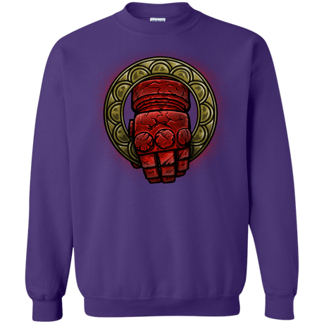 Sweatshirts Purple / Small Doom Hand of the King Crewneck Sweatshirt