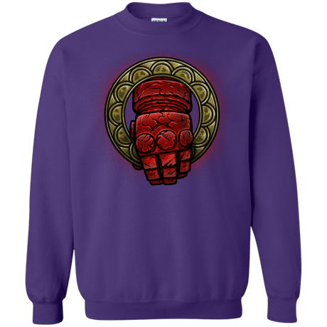 Sweatshirts Purple / Small Doom Hand of the King Crewneck Sweatshirt
