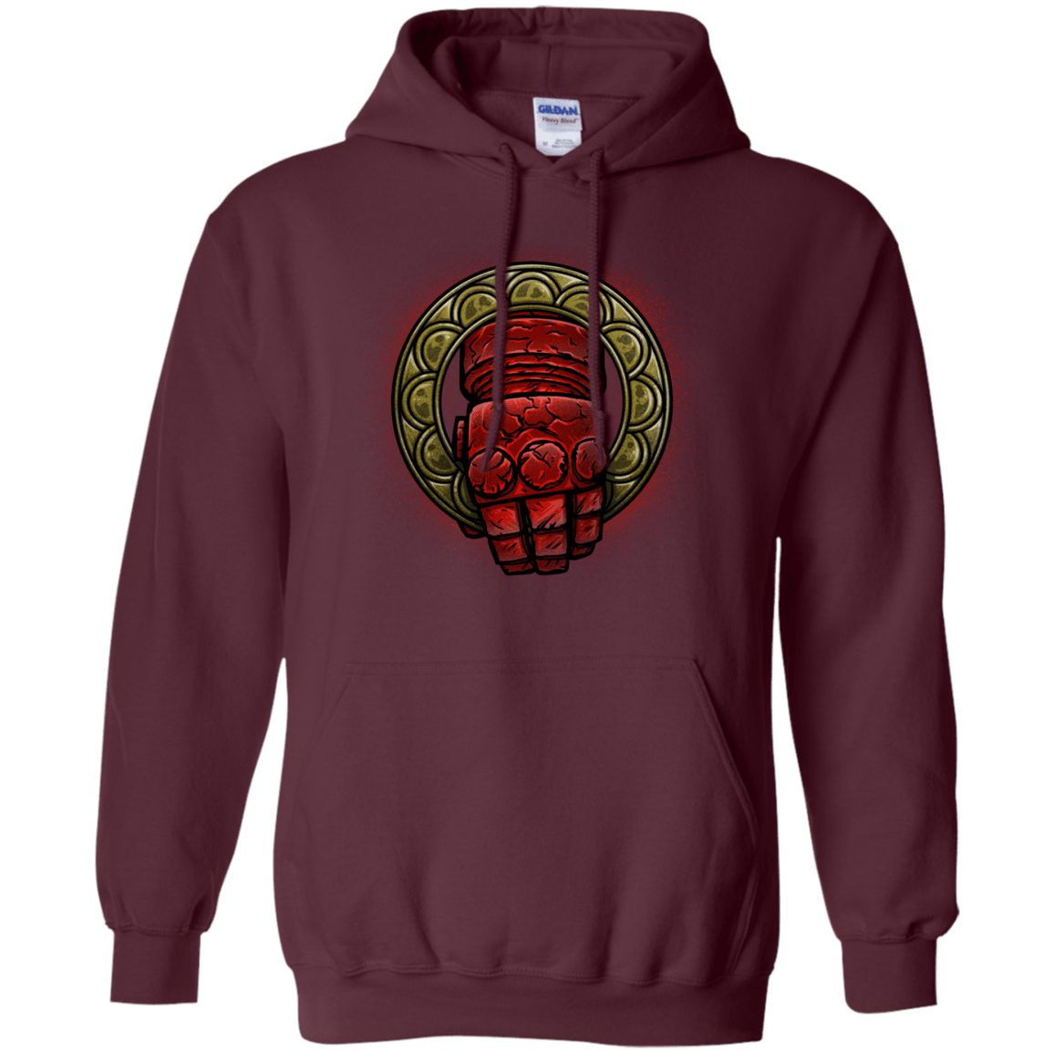 Sweatshirts Maroon / Small Doom Hand of the King Pullover Hoodie