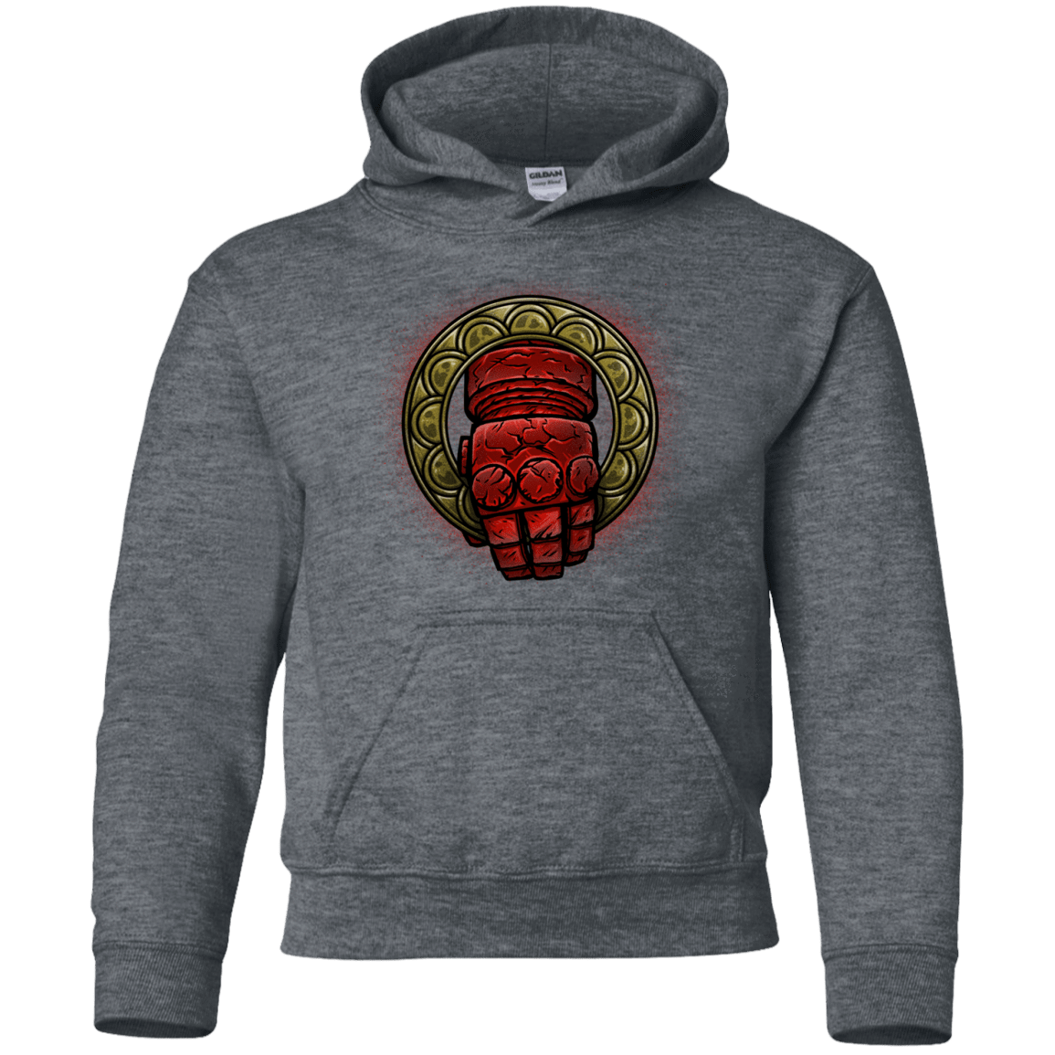 Sweatshirts Dark Heather / YS Doom Hand of the King Youth Hoodie