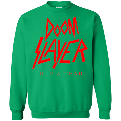 Sweatshirts Irish Green / Small Doom Slayer Crewneck Sweatshirt