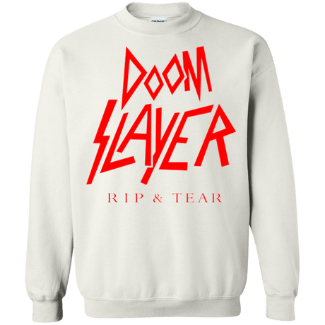Sweatshirts White / Small Doom Slayer Crewneck Sweatshirt