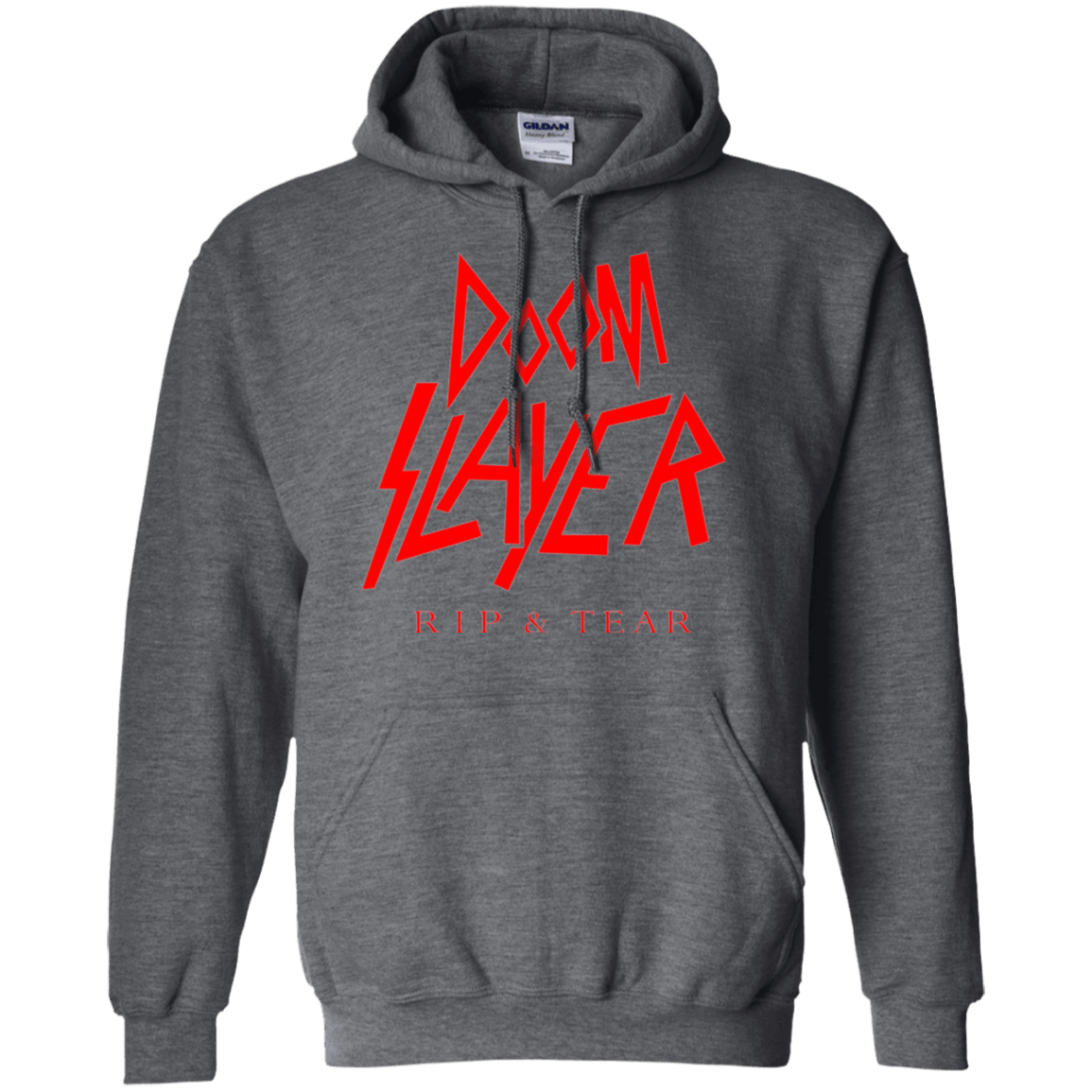 Sweatshirts Dark Heather / Small Doom Slayer Pullover Hoodie
