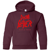 Sweatshirts Maroon / YS Doom Slayer Youth Hoodie
