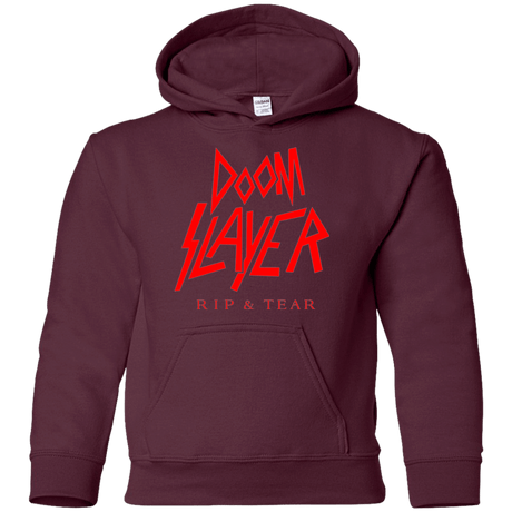 Sweatshirts Maroon / YS Doom Slayer Youth Hoodie