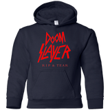 Sweatshirts Navy / YS Doom Slayer Youth Hoodie