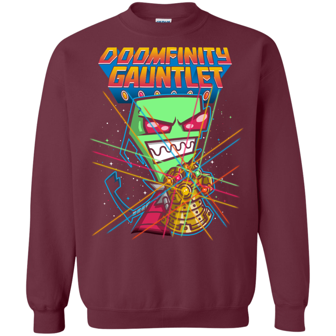 Sweatshirts Maroon / S DOOMFINITY Crewneck Sweatshirt