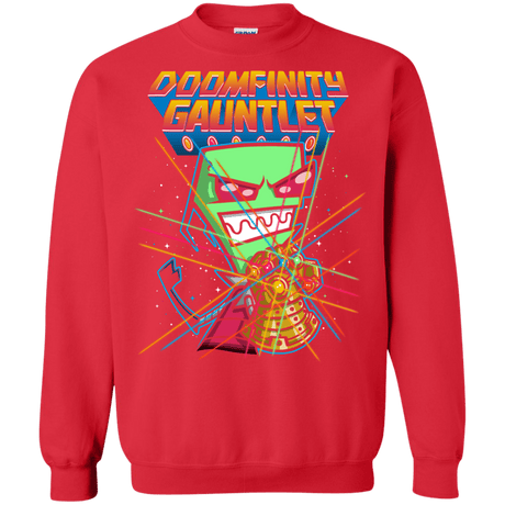 Sweatshirts Red / S DOOMFINITY Crewneck Sweatshirt